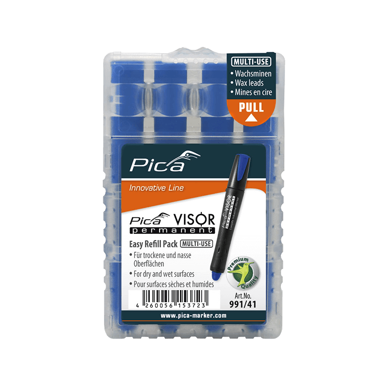 Pica VISOR Refill Pack Blå