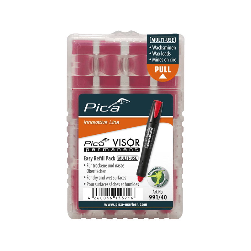 Pica VISOR Refill Pack Röd